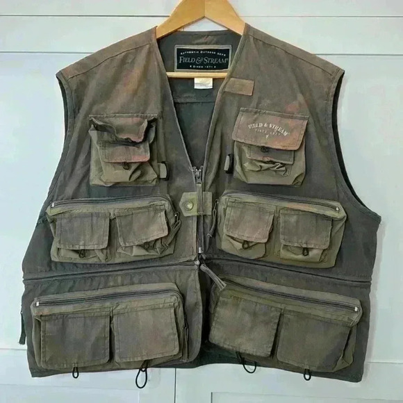 Field & Stream Fishing Hunting Vest Size XL, Multi Pocket Zip Front - Picture 5 of 7